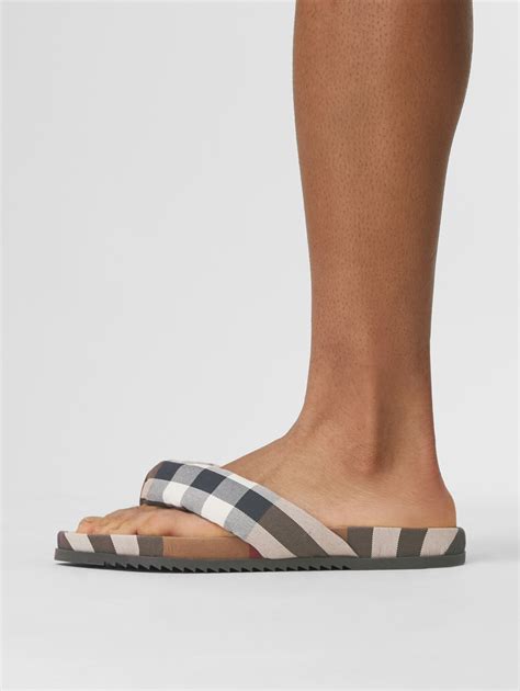 men's burberry slippers|men's Burberry slides.